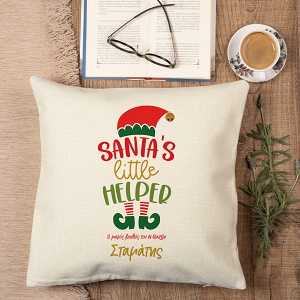 Santa's Little Helper - Premium Μαξιλάρι Με Γέμιση
