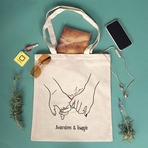 Minimal Hands - Πάνινη Τσάντα