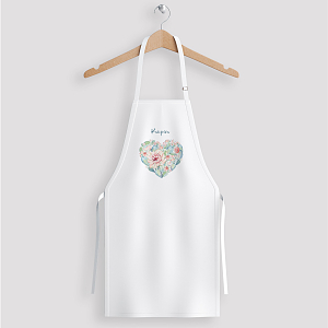 Καρδιά από Κάκτους - Ποδιά Νονάς