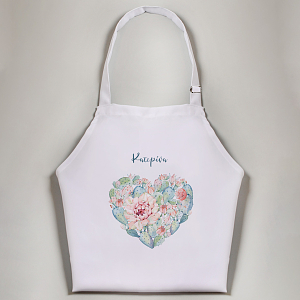 Καρδιά από Κάκτους - Ποδιά Νονάς