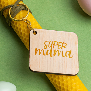 Super Mama - Λαμπάδα Από Μελισσοκέρι