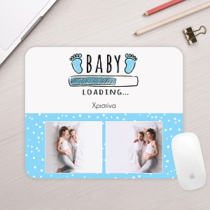 Baby Boy Loading - Mousepad