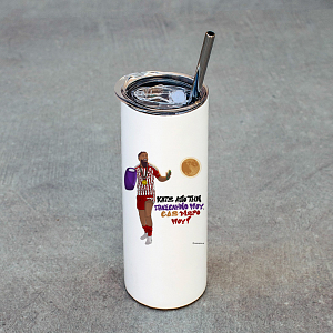 Ροντινέι "ΚΑΤΩ ΑΠΟ ΤΗΝ ΠΑΝΣΕΛΗΝΟ ΜΟΥ!" - Ποτήρι Θερμός 600ml