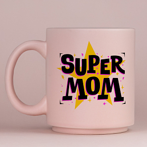SUPER MOM - Κούπα Πούδρα MemoryBox