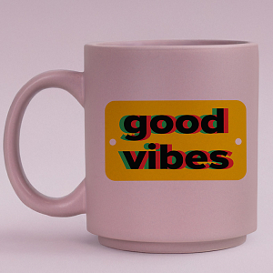 good vibes - Κούπα Πούδρα MemoryBox