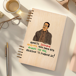 ΑΝΟΗΤΕ ΣΕΞΟΜΑΝΗ - Ξύλινο Ημερολόγιο Ατζέντα Cult Collection MemoryBox