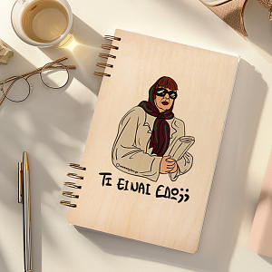 ΤΙ ΕΙΝΑΙ ΕΔΩ;; - Ξύλινο Ημερολόγιο Ατζέντα Cult Collection MemoryBox