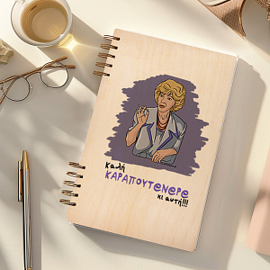 ΚΑΡΑΠΟΥΤ@Ν@Ρ@ - Ξύλινο Ημερολόγιο Ατζέντα Cult Collection MemoryBox