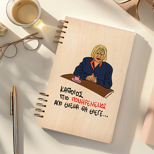 ΠΙΟ ΠΟΝΗΡΕΜΕΝΟΣ - Ξύλινο Ημερολόγιο Ατζέντα Cult Collection MemoryBox