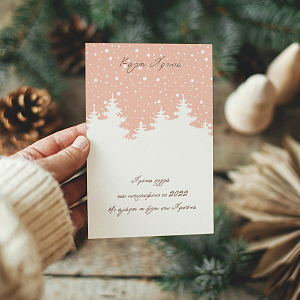 Snow Card - Ευχετήρια Κάρτα