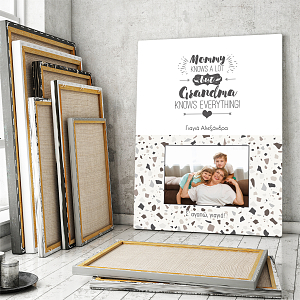 Grandma Knows Better - Καμβάς