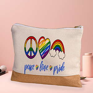 peace love pride - Τσαντάκι - Νεσεσέρ