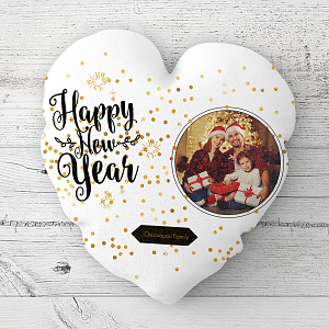 Happy New Year - Μαξιλάρι Με Γέμιση