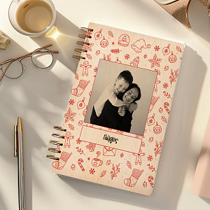 Christmas Time - Ξύλινο Ημερολόγιο Ατζέντα