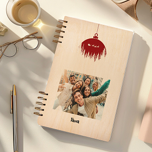 Christmas Decoration- Ξύλινο Ημερολόγιο Ατζέντα