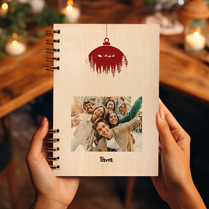 Christmas Decoration- Ξύλινο Ημερολόγιο Ατζέντα