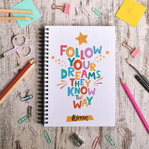 Follow Your Dreams - Σημειωματάριο