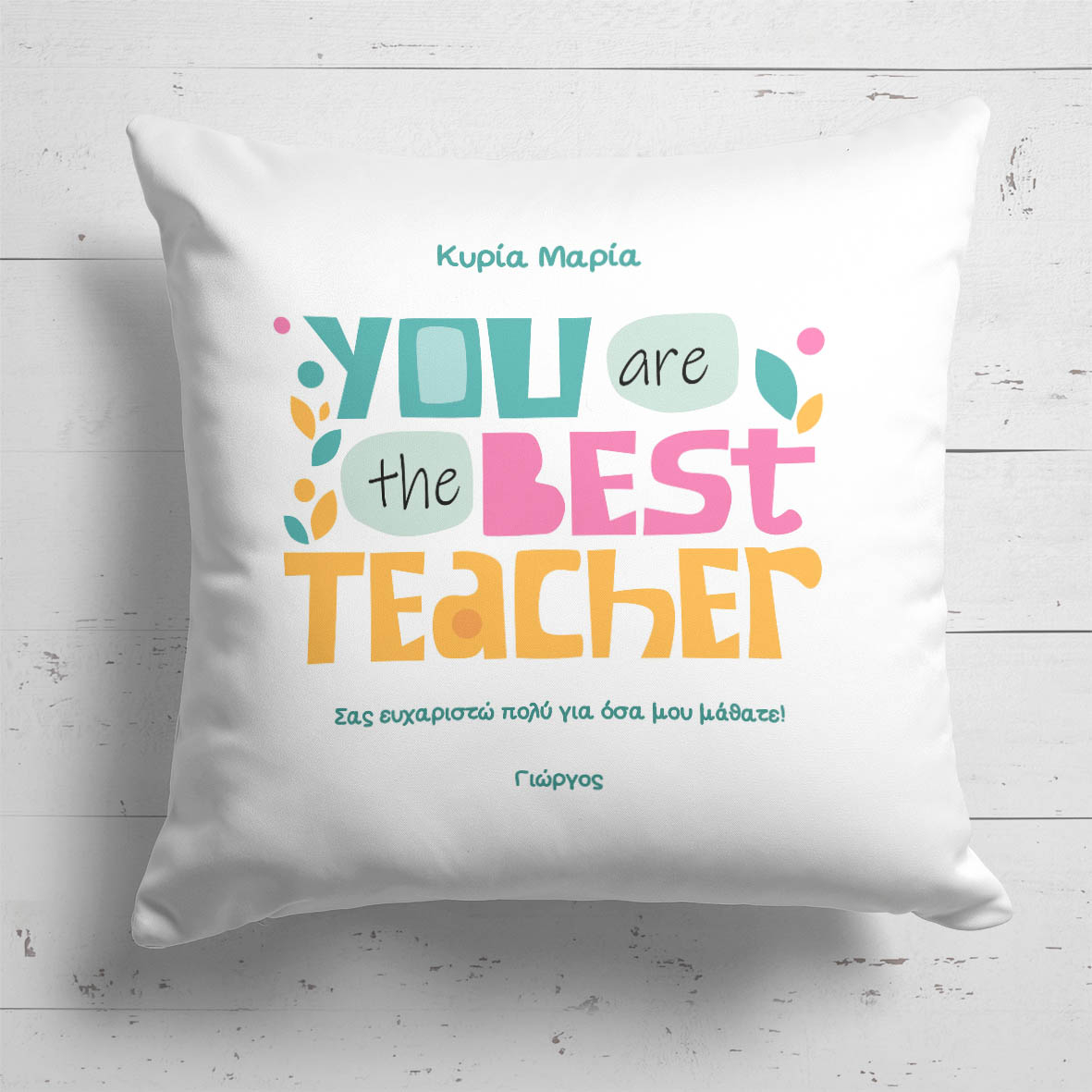 You Are The Best Teacher - Μαξιλάρι Με Γέμιση