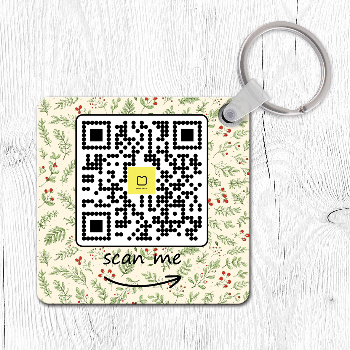 Xmas Flowers - Μπρελόκ MyMusicCode