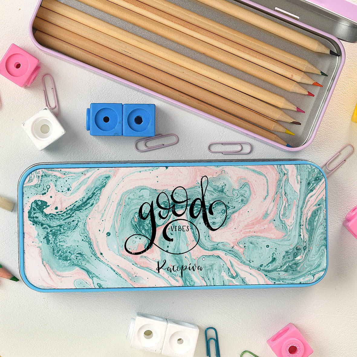 Good Vibes - Κασετίνα Μεταλλική