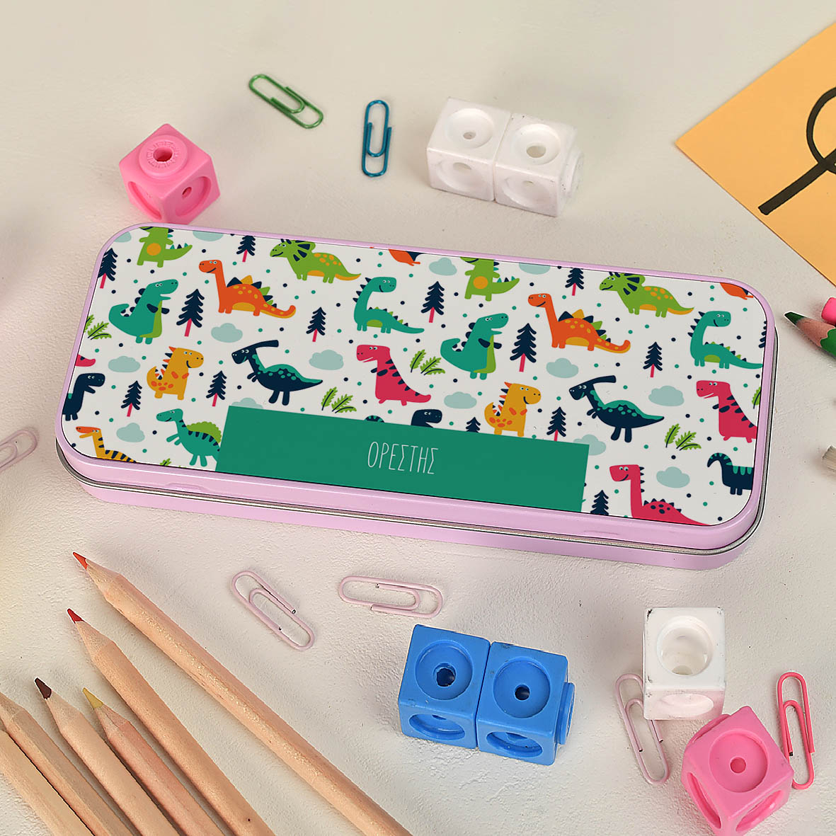 Δεινόσαυροι - Κασετίνα Μεταλλική