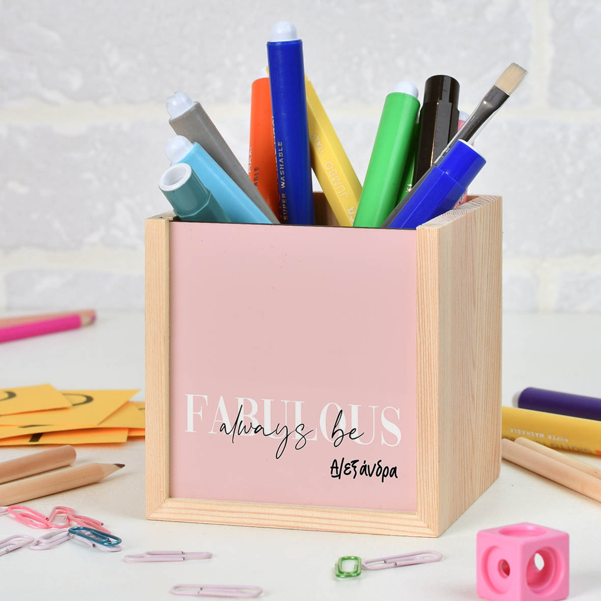 Always Fabulous - Μολυβοθήκη Ξύλινη