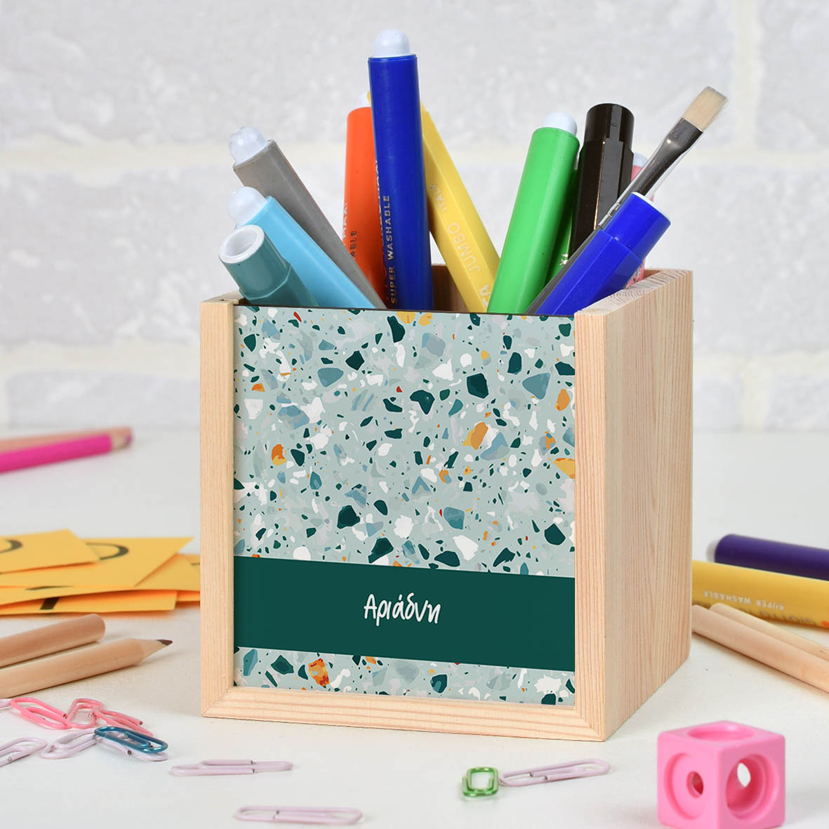 Mozaik - Μολυβοθήκη Ξύλινη