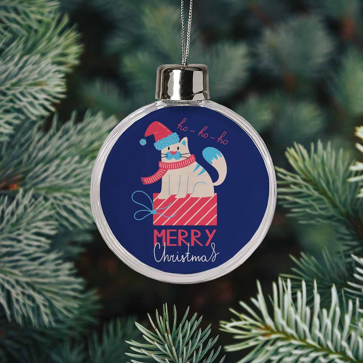 Xmas Cat - Χριστουγεννιάτικη Μπάλα