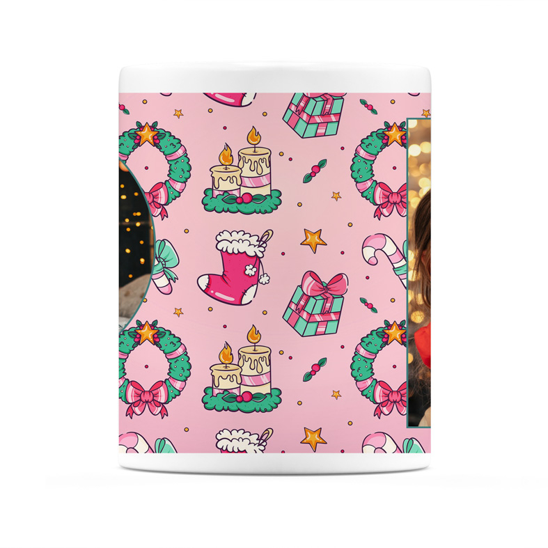 Ροζ Χριστούγεννα - Κούπα MemoryBox