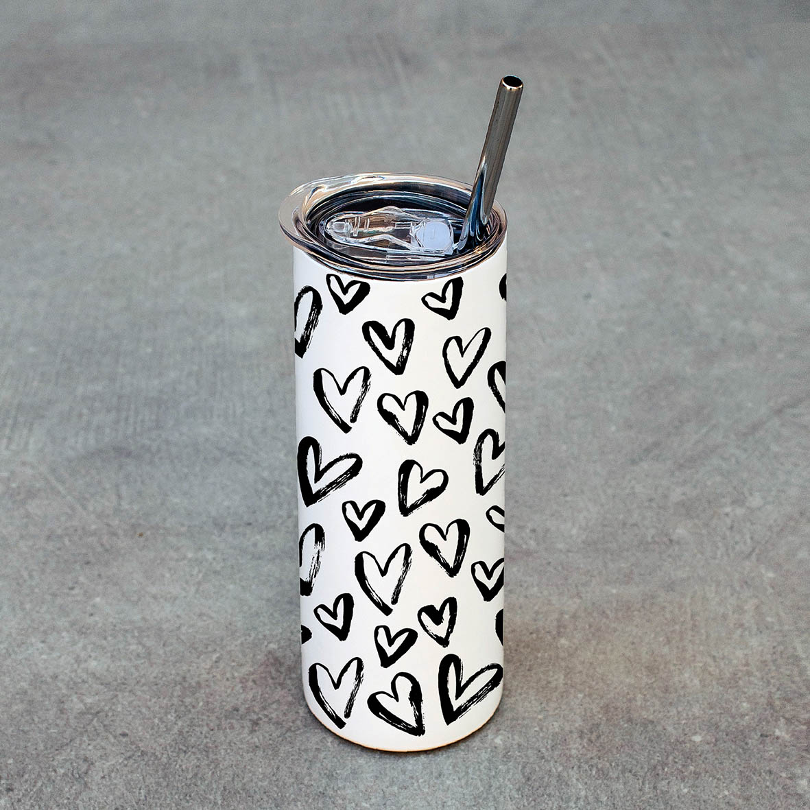 Black Hearts - Ποτήρι Θερμός 600ml