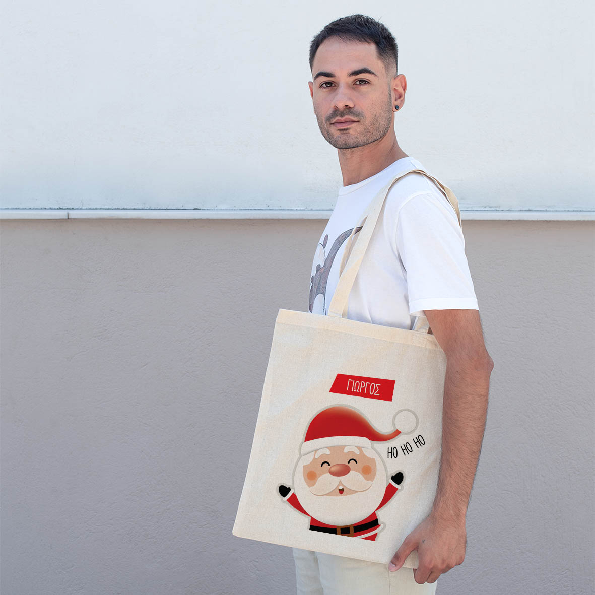 Red Santa - Πάνινη Τσάντα