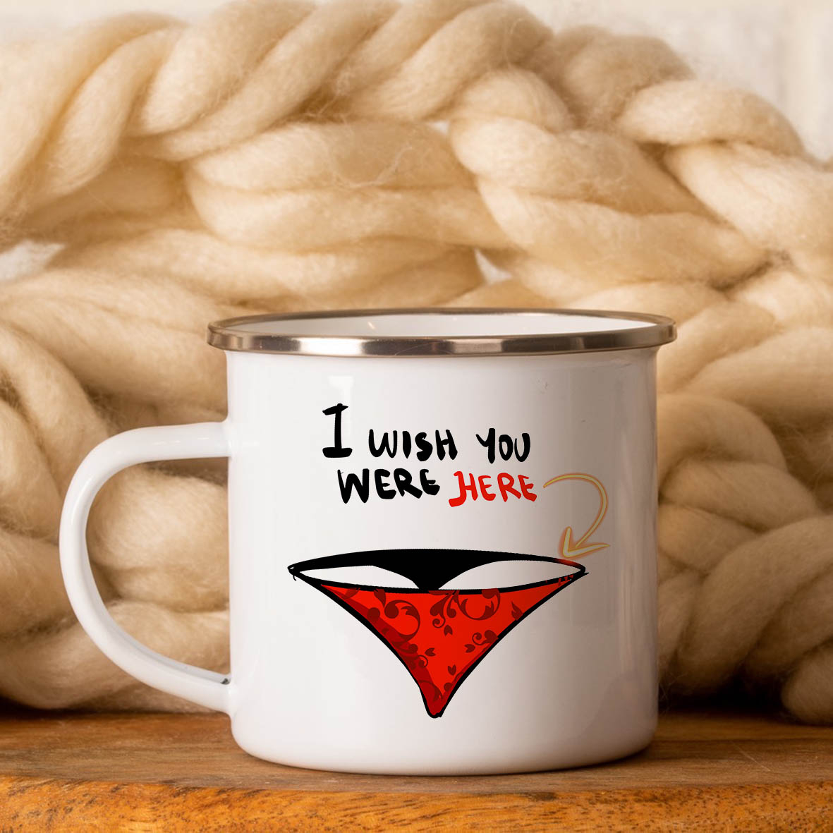 Το Βρακάκι Σου - Κούπα Vintage Eμαγιέ