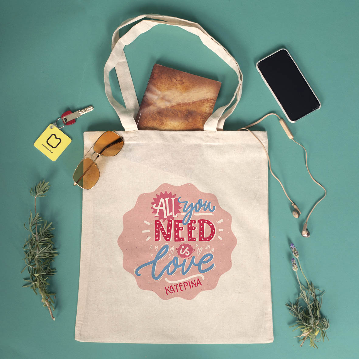 All You Need Is Love - Πάνινη Τσάντα