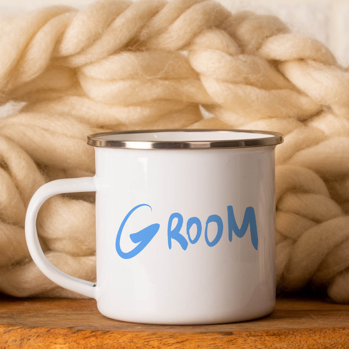 Groom -  Κούπα Vintage Eμαγιέ