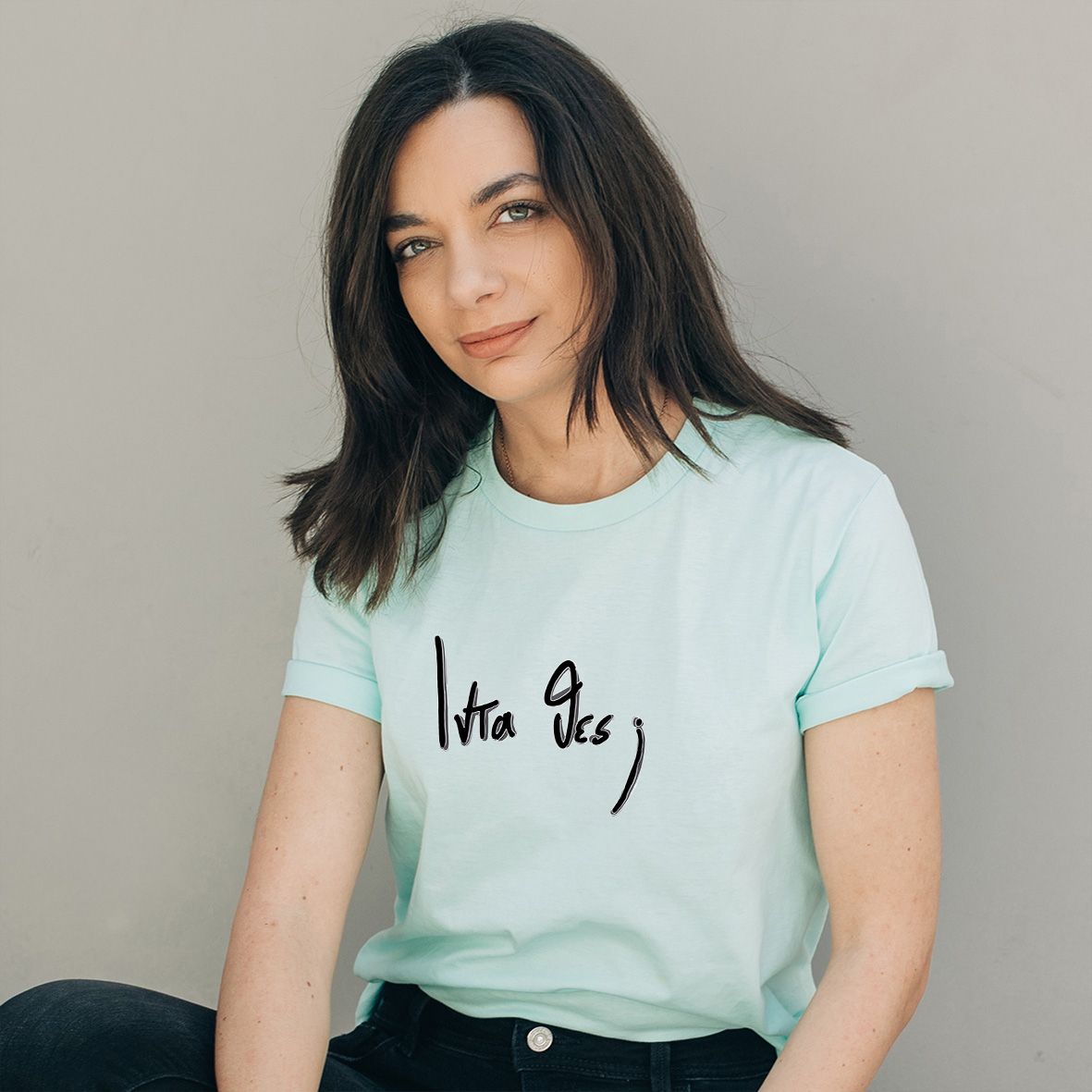 Ίντα θες;  -  Organic Vegan T-Shirt Unisex