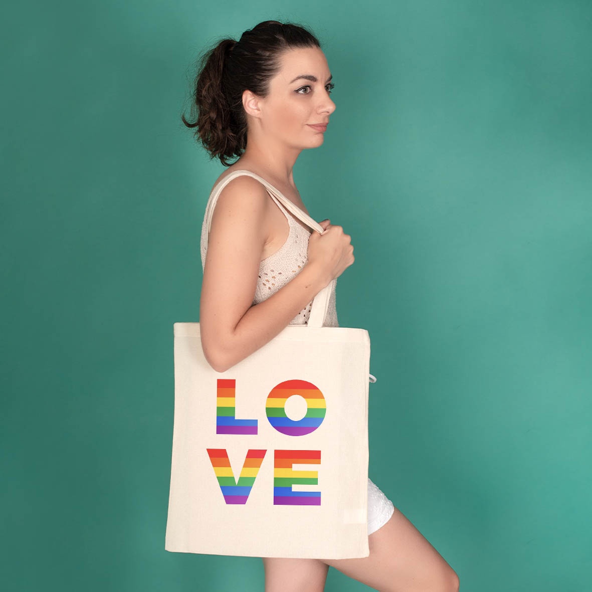 Love -  Πάνινη Τσάντα