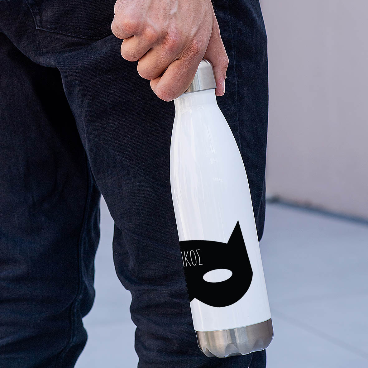 Μάσκα - Μπουκάλι Θερμός 500ml