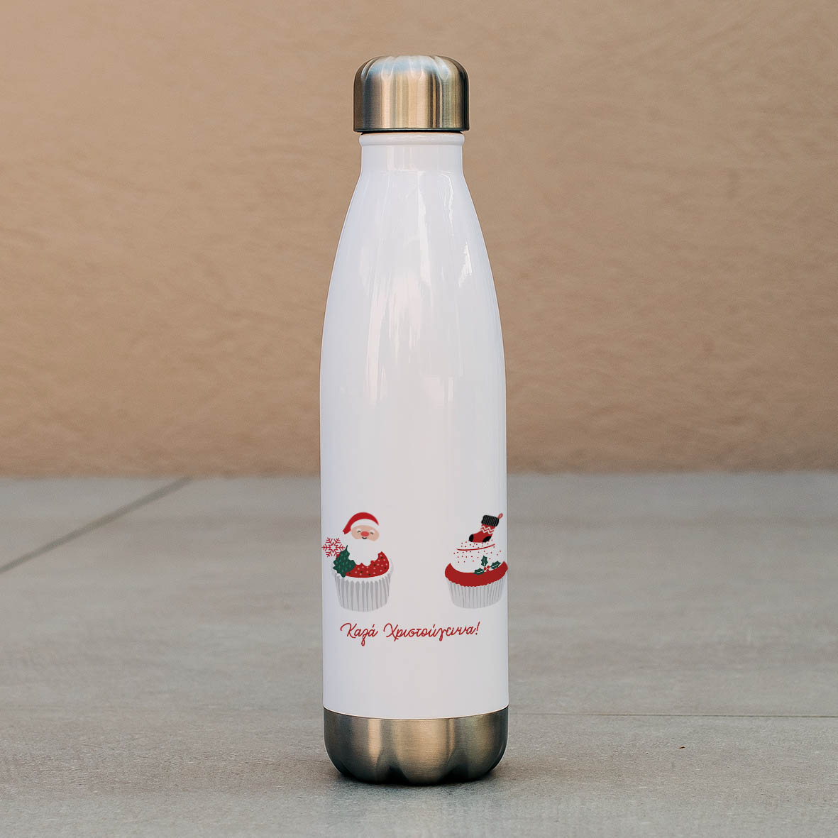 Xmas Cupcakes - Μπουκάλι Θερμός 500ml
