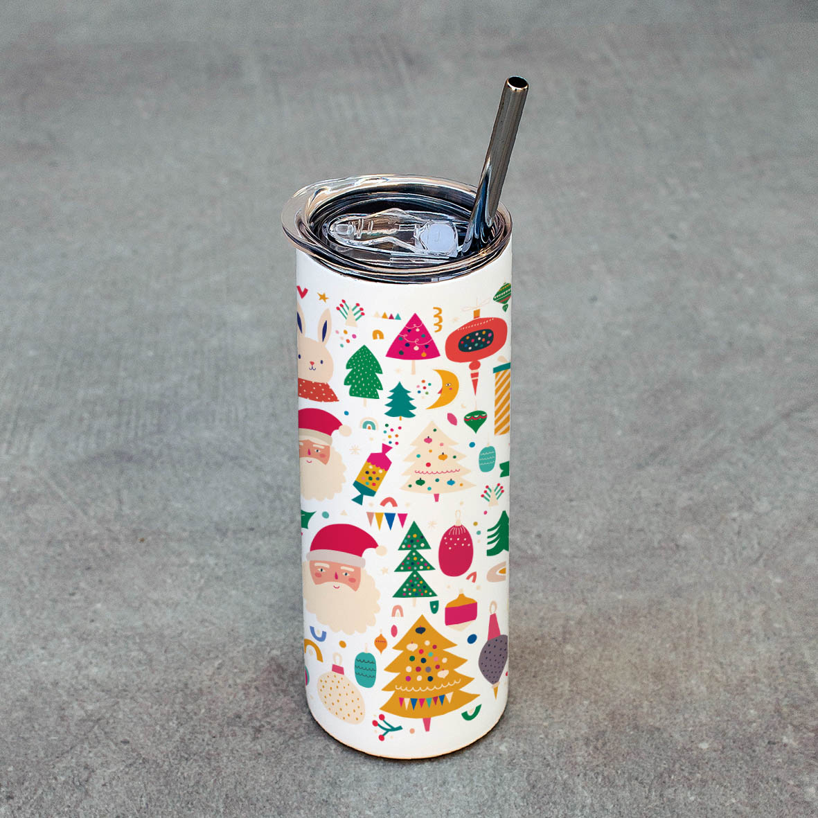Xmas Pattern - Ποτήρι Θερμός 600ml