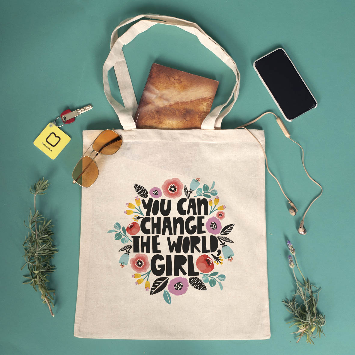 Change The World - Πάνινη Τσάντα