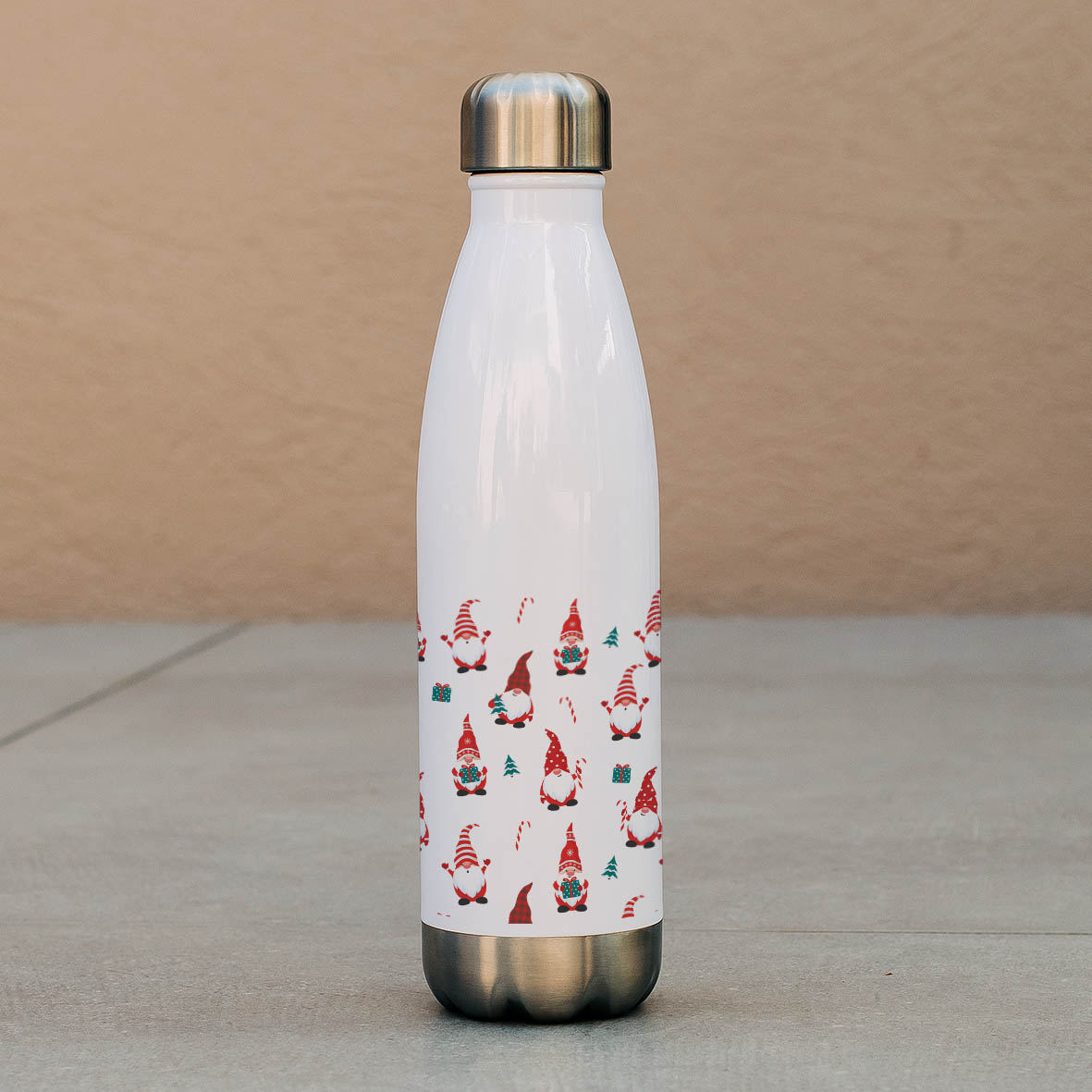 Santa Pattern - Μπουκάλι Θερμός 500ml