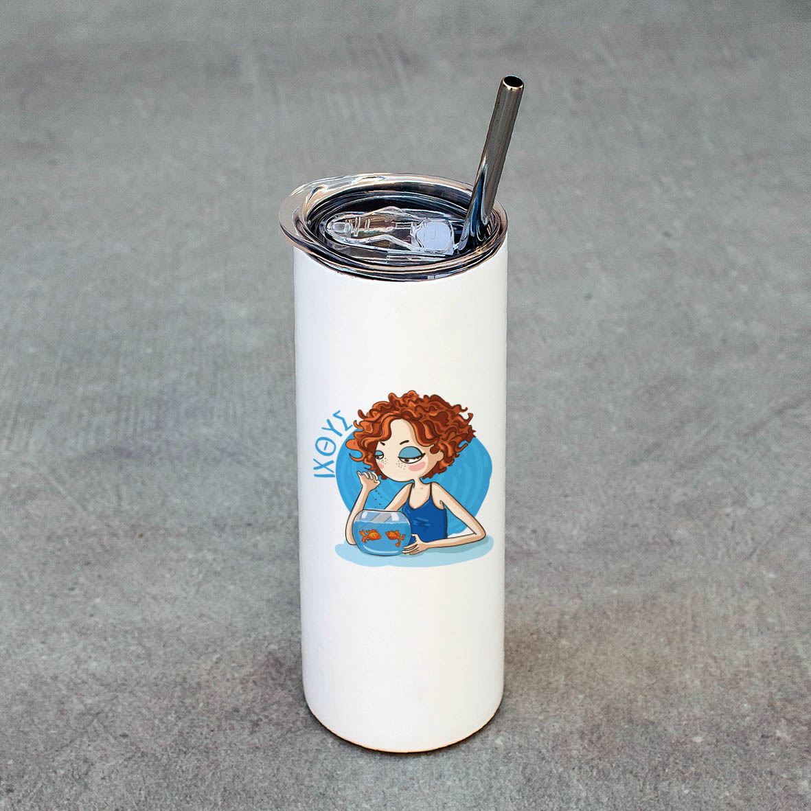 Ιχθύς - Ποτήρι Θερμός 600ml