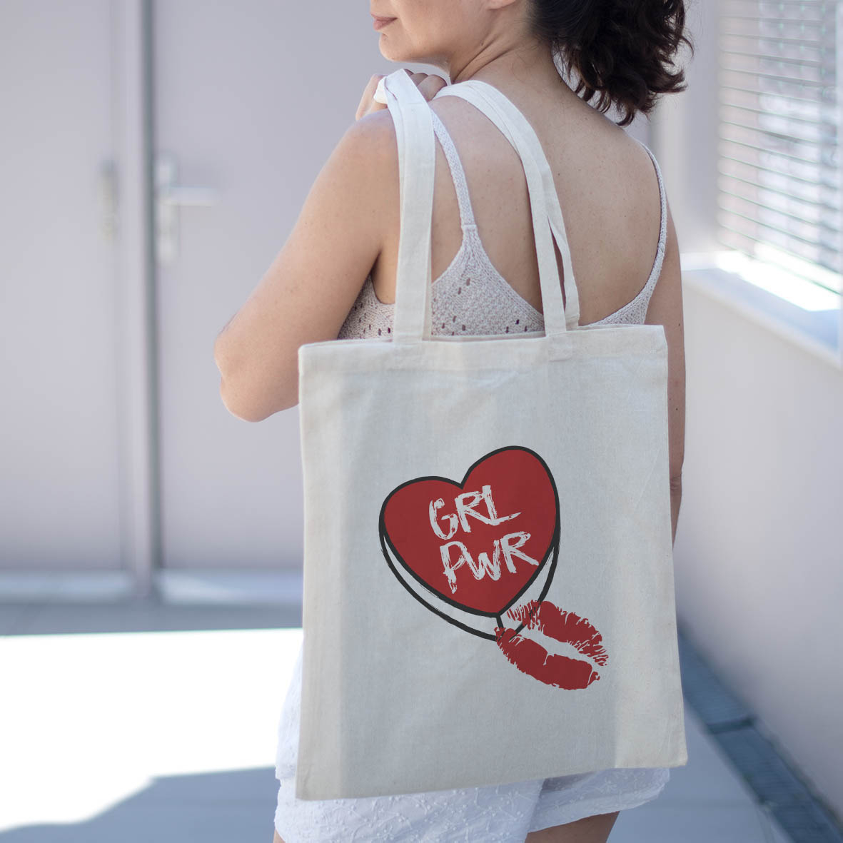 Girl Power - Πάνινη Τσάντα