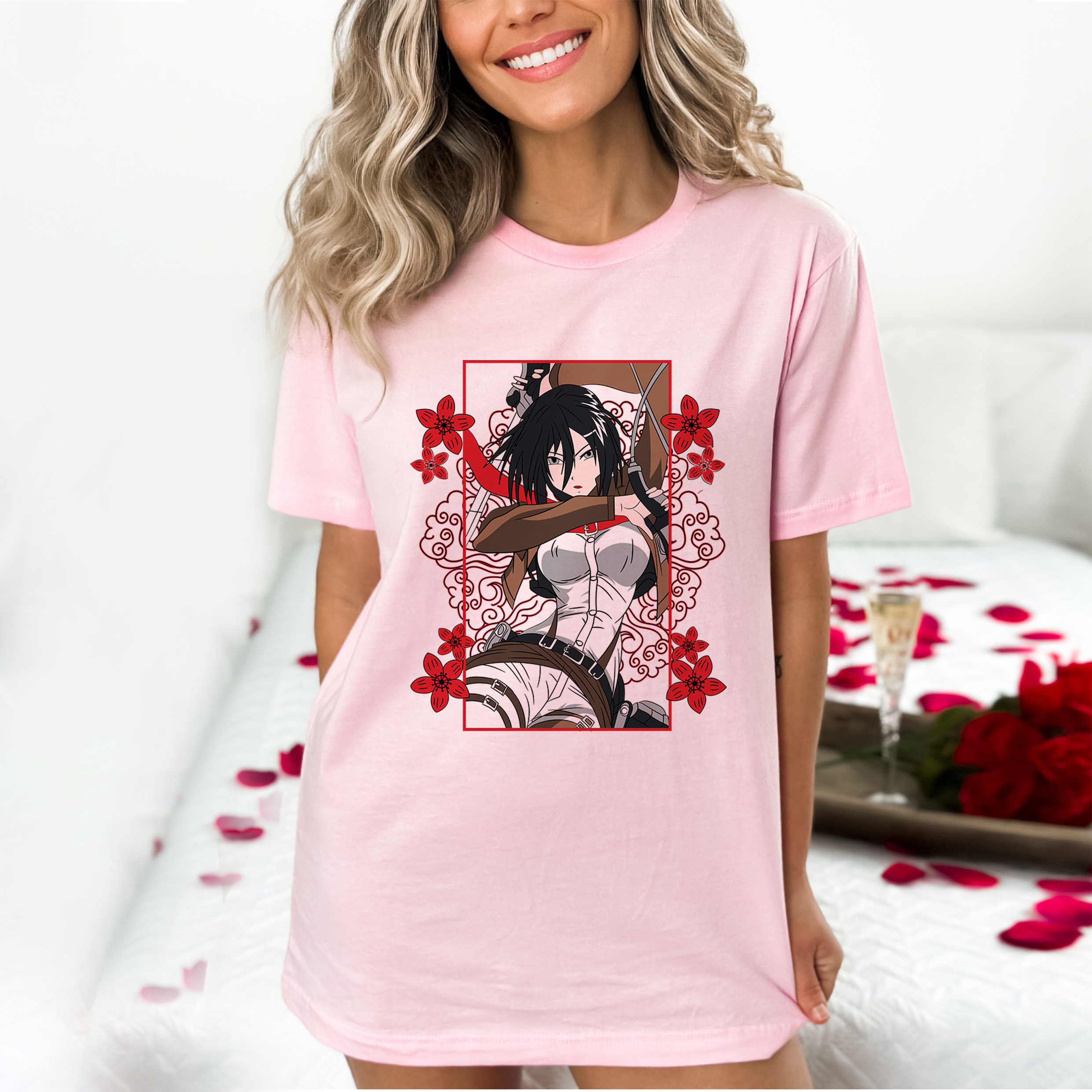 Mikasa Anime -  Organic Vegan T-Shirt Unisex