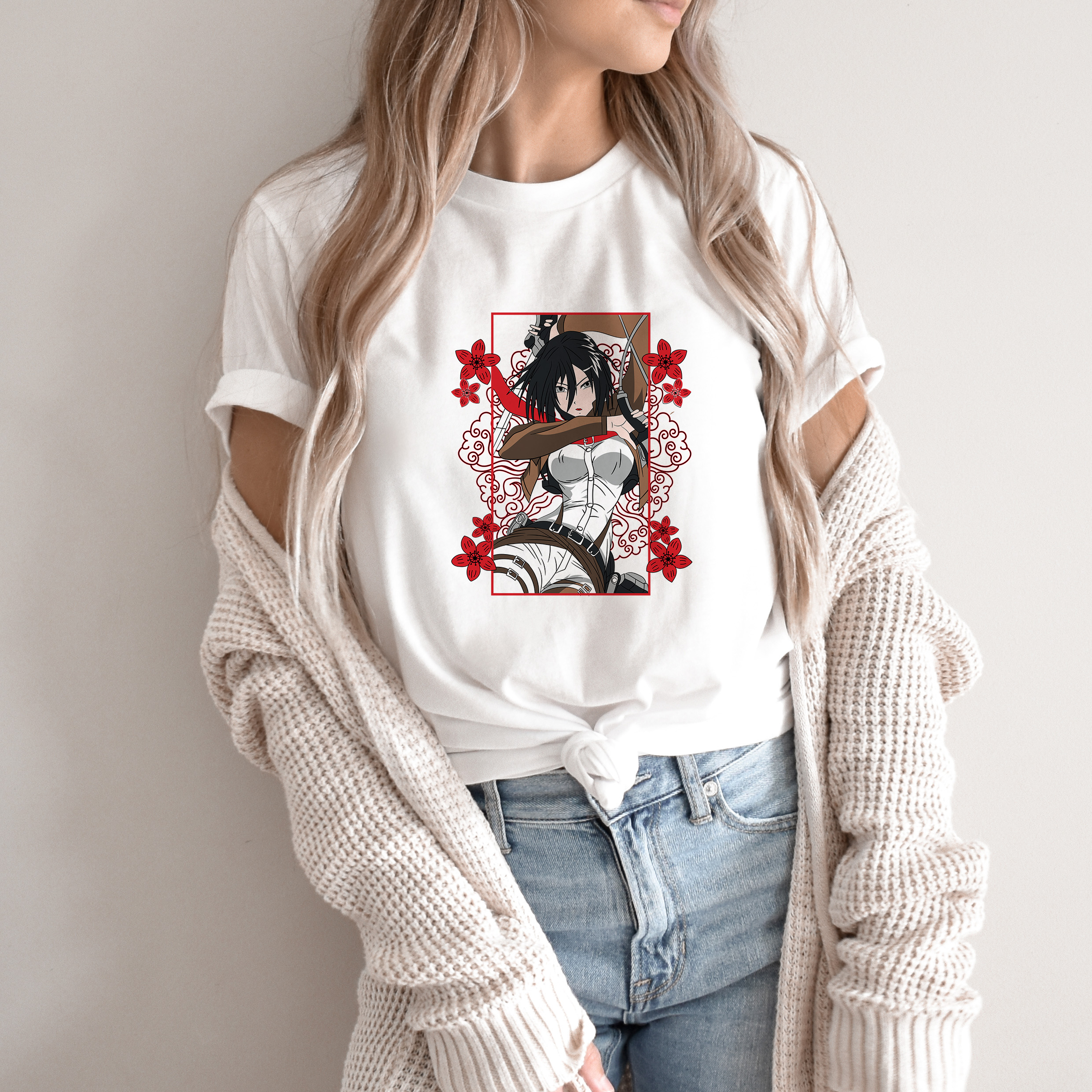 Mikasa Anime -  Organic Vegan T-Shirt Unisex