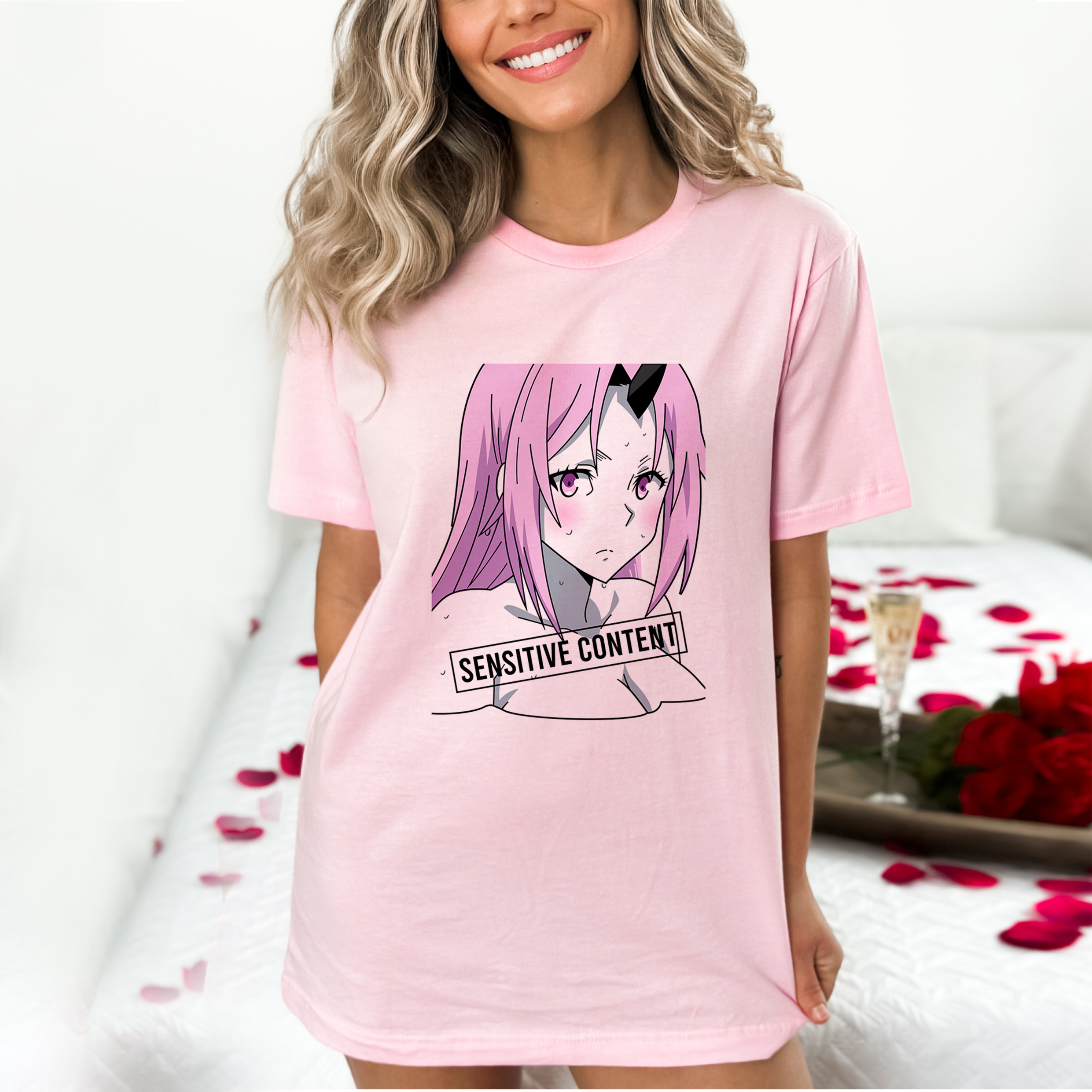 Purple Αnime  -  Organic Vegan T-Shirt Unisex