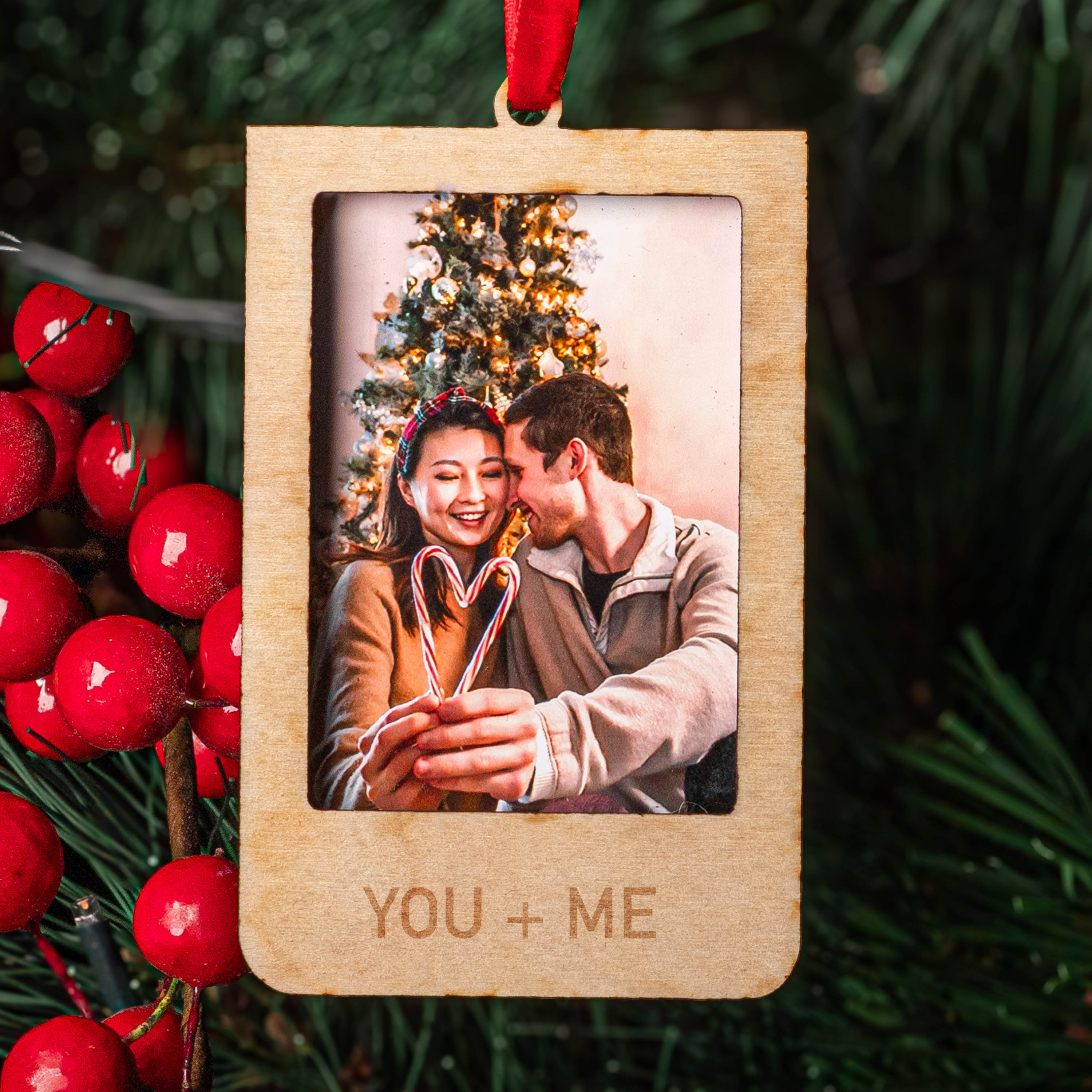 YOU & ME - Ξύλινο Στολίδι