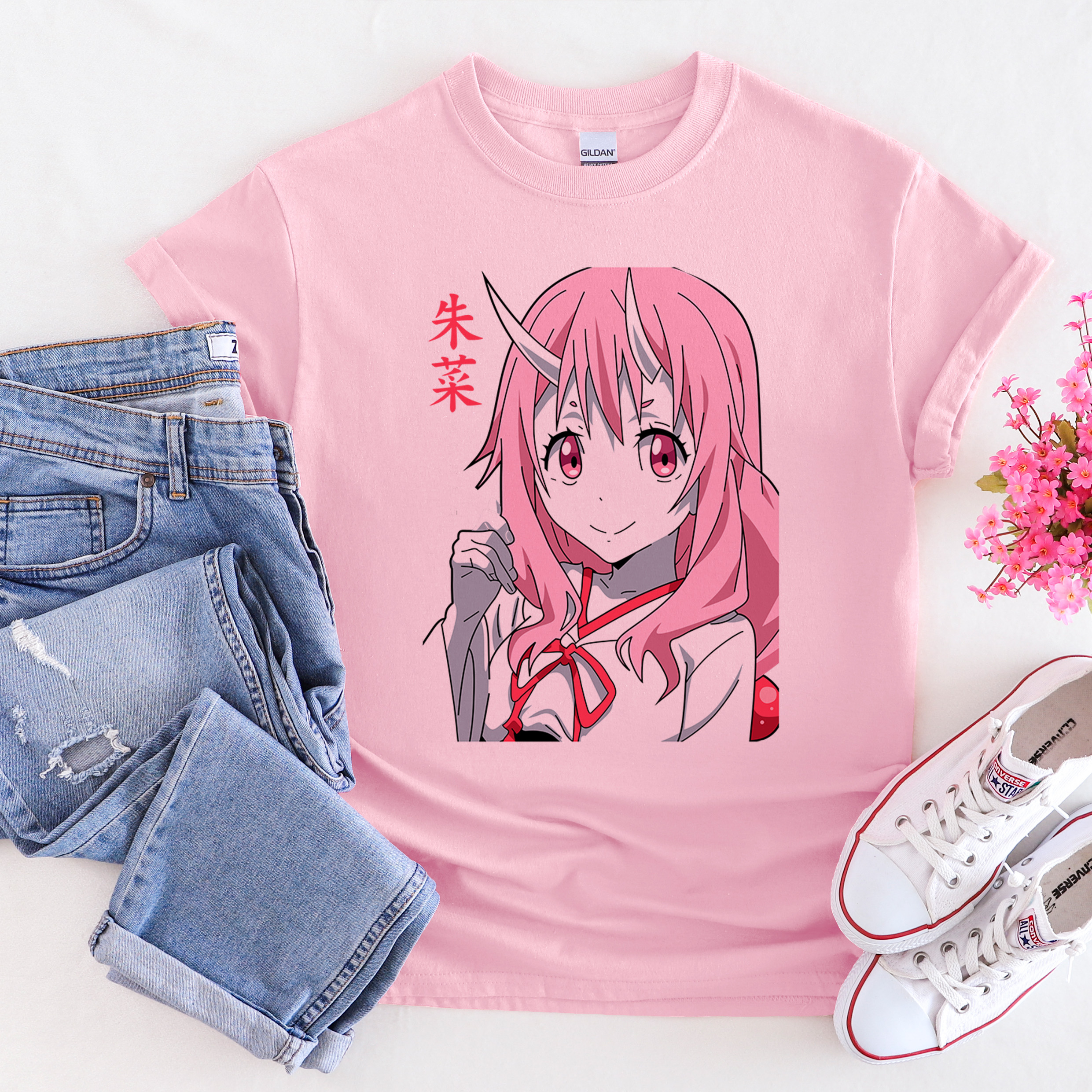 Pinkie Αnime  -  Organic Vegan T-Shirt Unisex