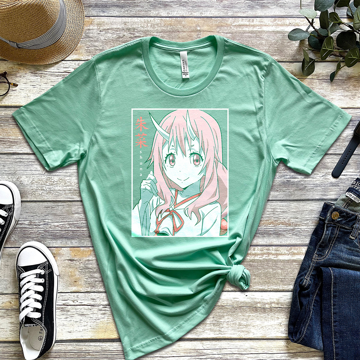 Pinkie Αnime  -  Organic Vegan T-Shirt Unisex