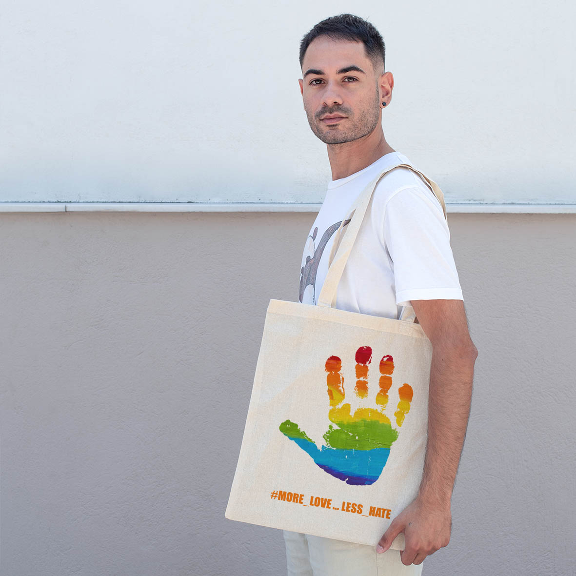 No hate  -  Πάνινη Τσάντα